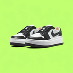 NIKE AIR JORDAN 1 LOW PLATFORM BLACK WHITE PANDA RETRO STYLE