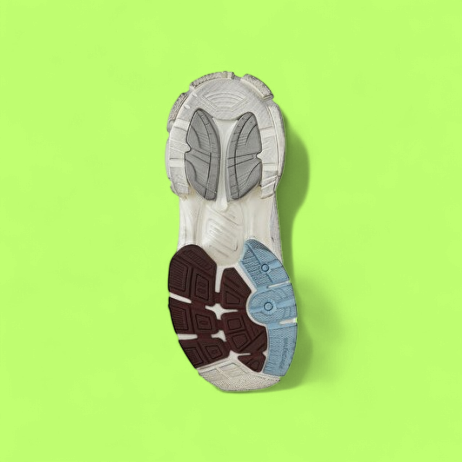 BALENCIAGA RUNNER SNEAKERS WITH DISTRESSED EFFECT AND MULTI PANEL