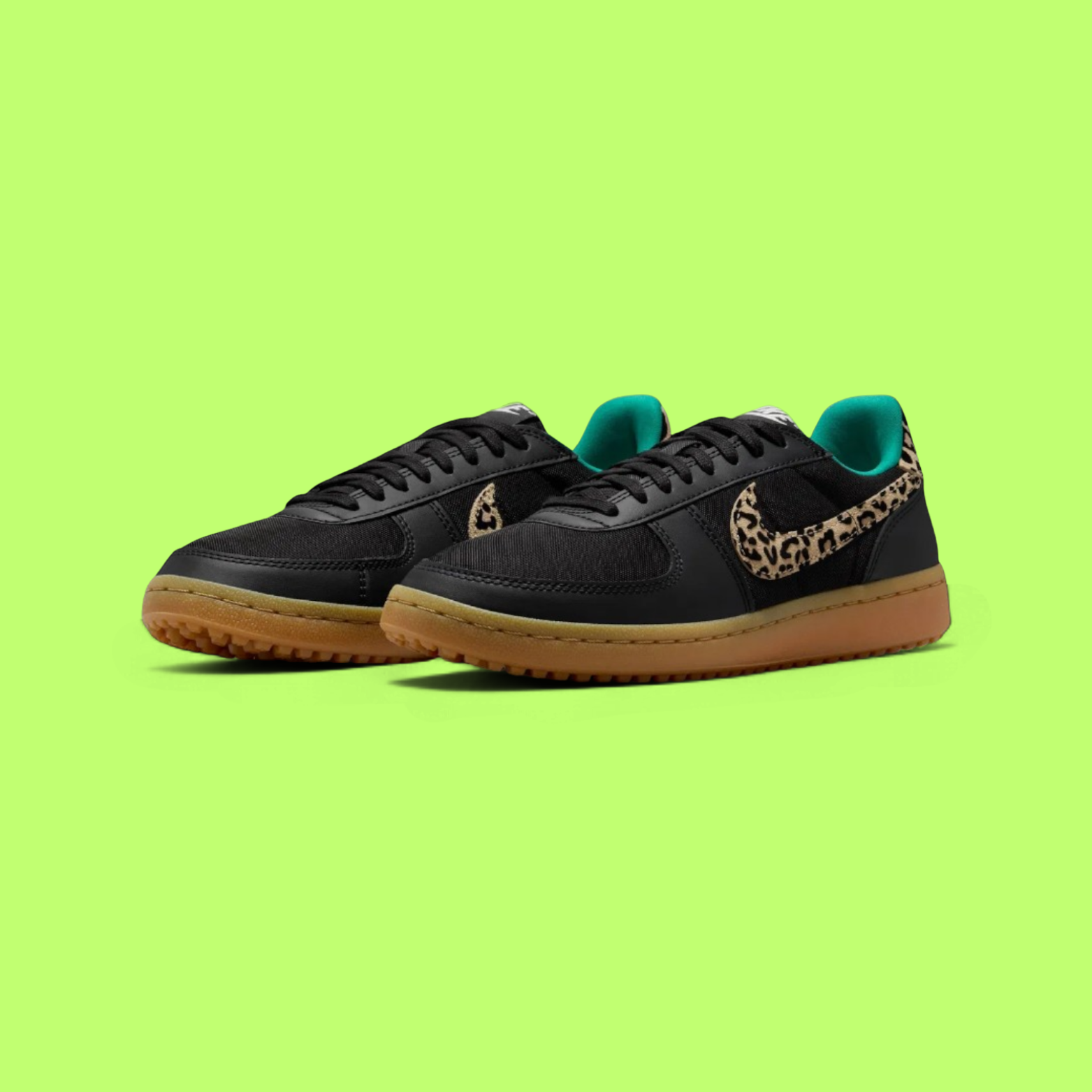NIKE KILLSHOT 2 BLACK LEOPARD SWOOSH GUM SOLE EDITION DROPZZ