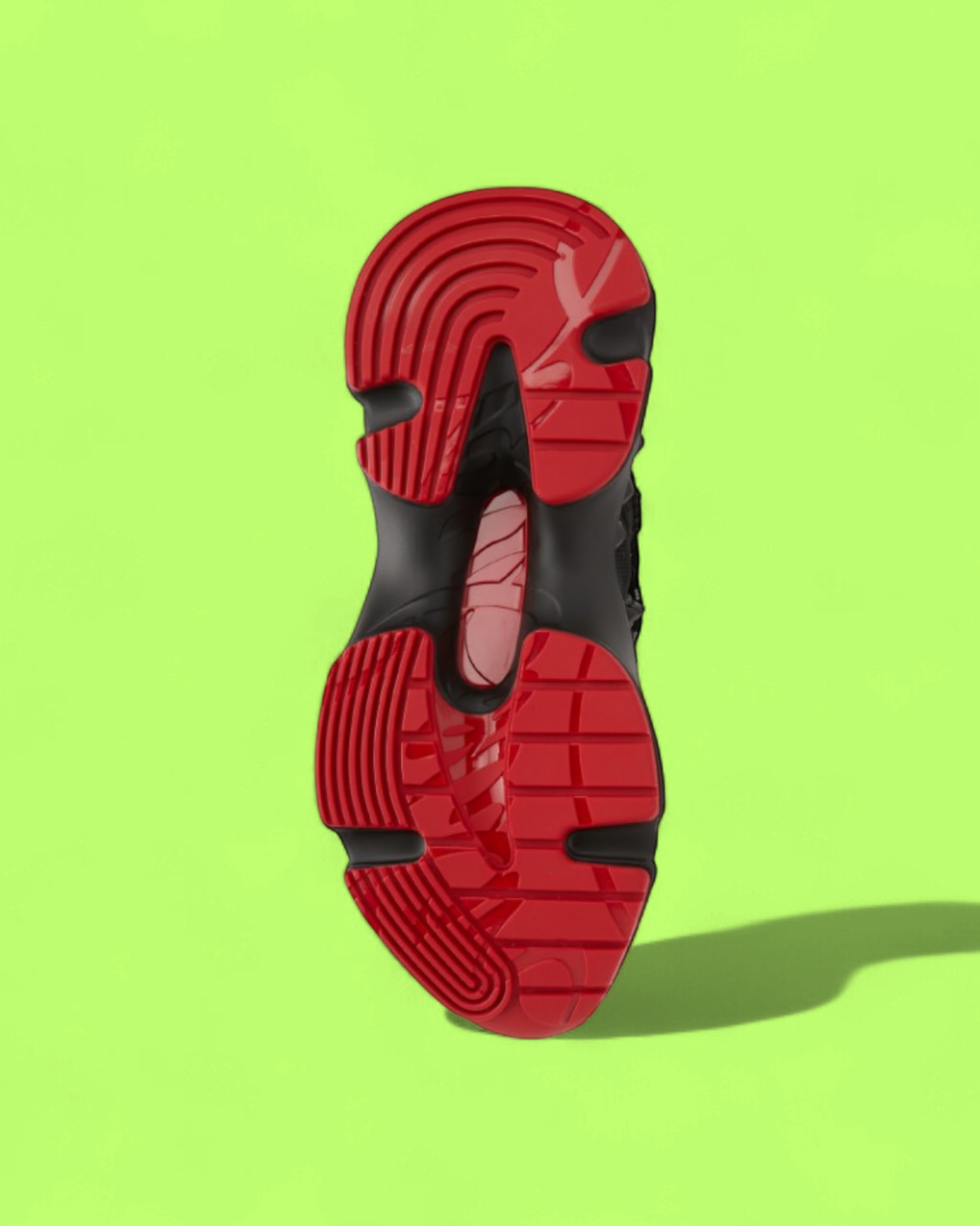 CHRISTIAN LOUBOUTIN RED RUNNER BLACK RED OUTSOLE SNEAKER