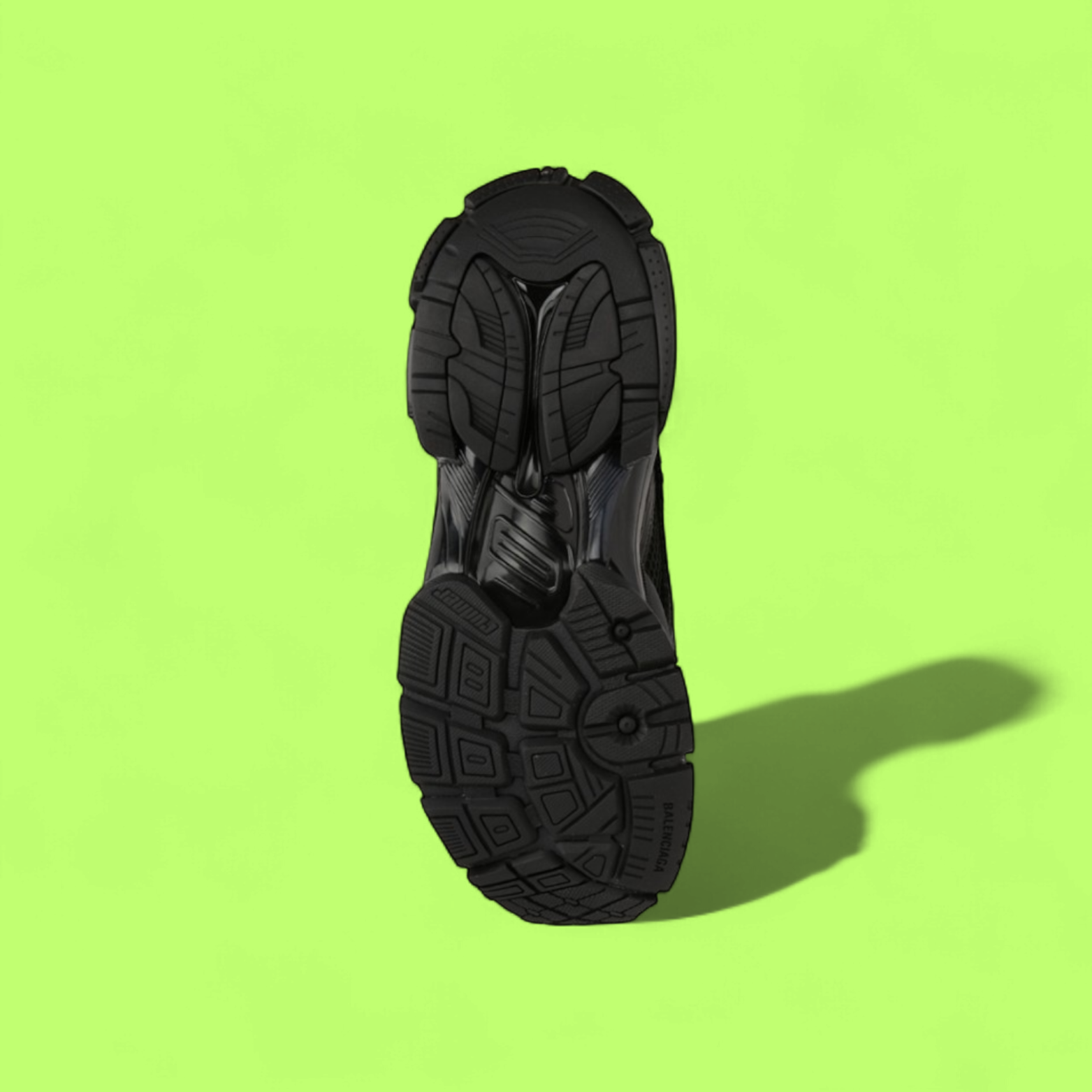 BALENCIAGA RUNNER ALL BLACK MESH MULTI-LAYERED SNEAKERS CWCD