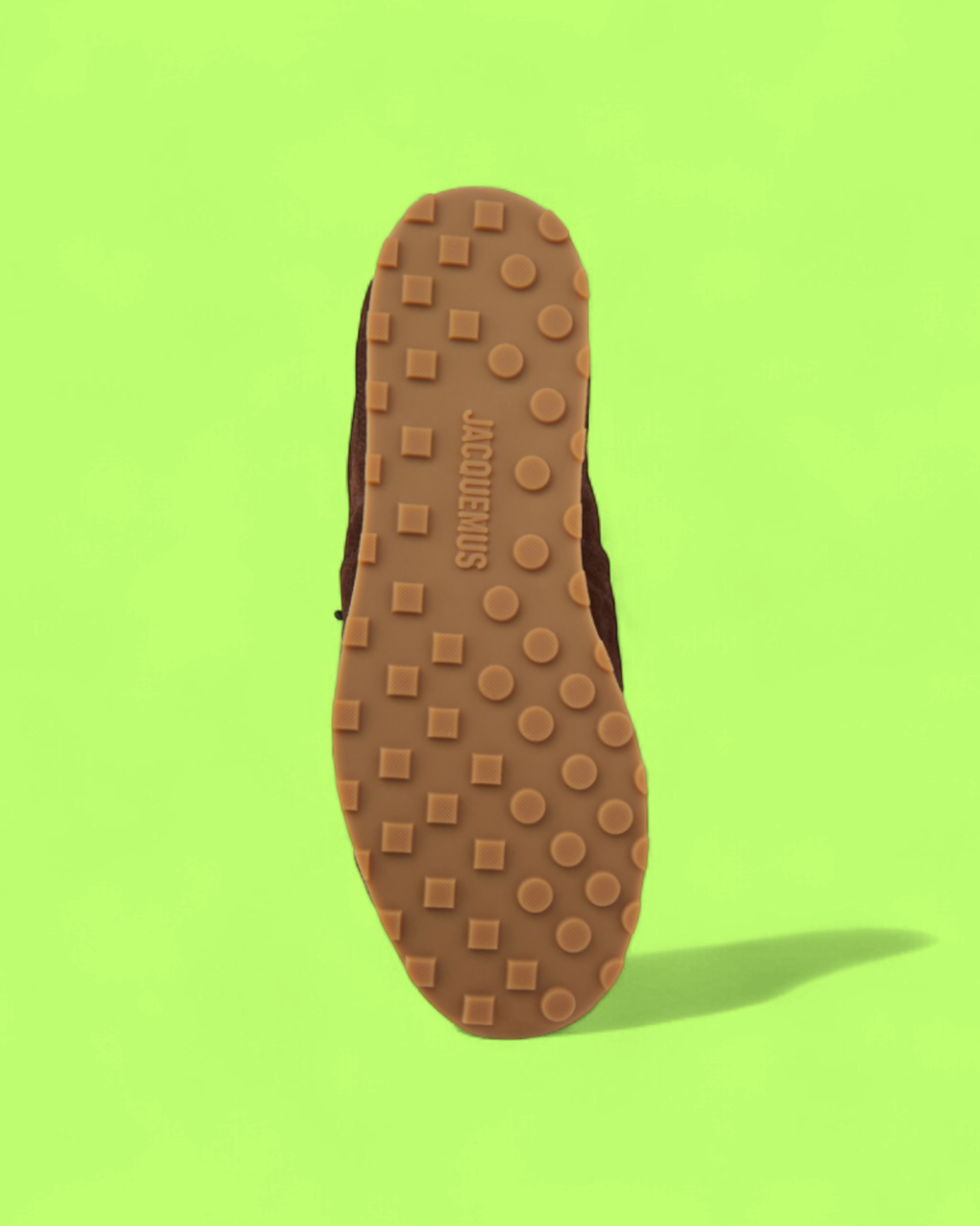JACQUEMUS RETRO SUEDE SNEAKER BROWN GUM SOLE ICON CWCD