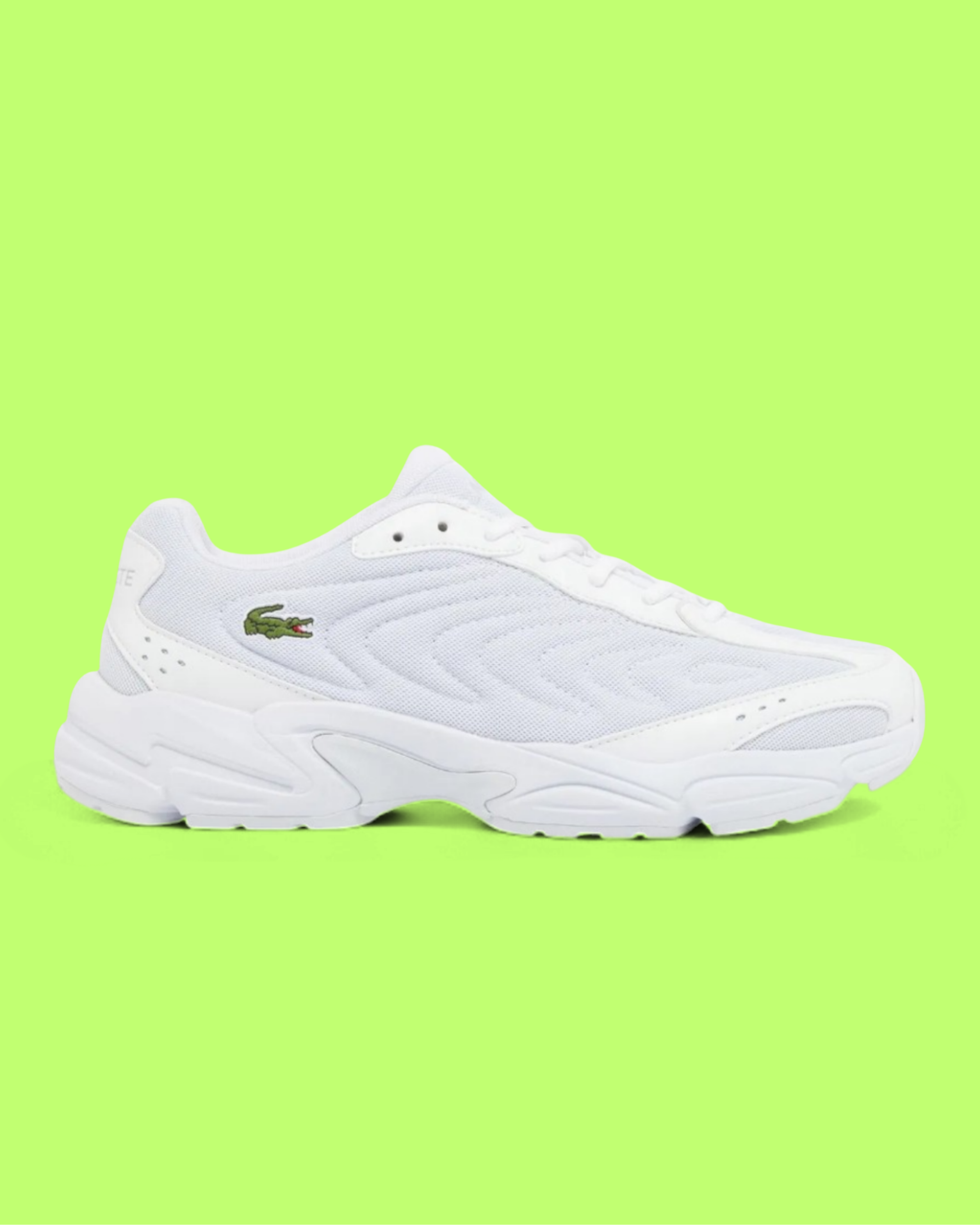 LACOSTE STORM 96 2K LITE 1251 SMA MEN'S NAVY WHITE RETRO SNEAKERS