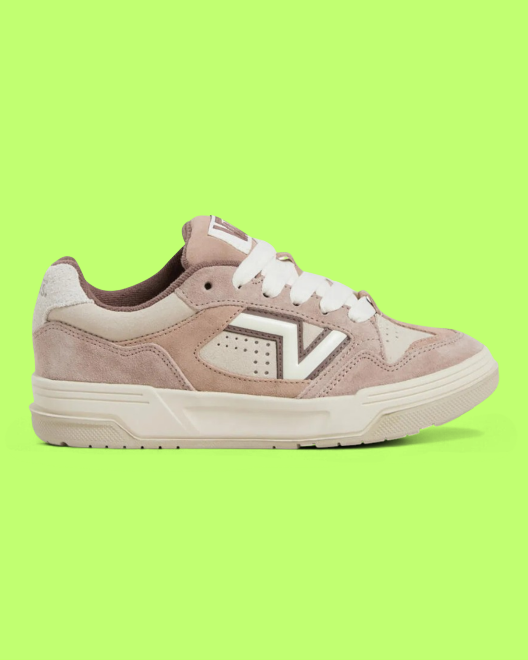 VANS LOWLAND CC SUEDE MUSHROOM PINK BEIGE CASUAL STYLE CWCD