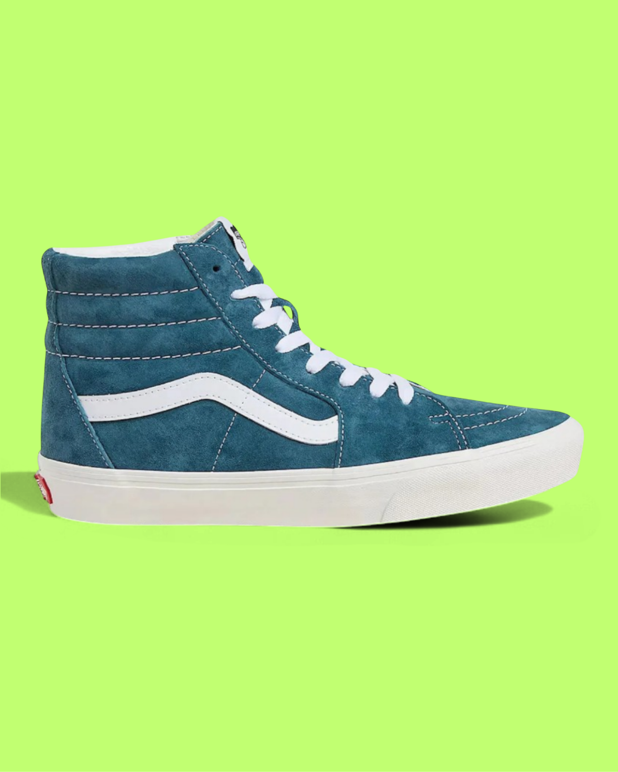 VANS SK8 HI TEAL BLUE WHITE CLASSIC RETRO SNEAKERS CWCD