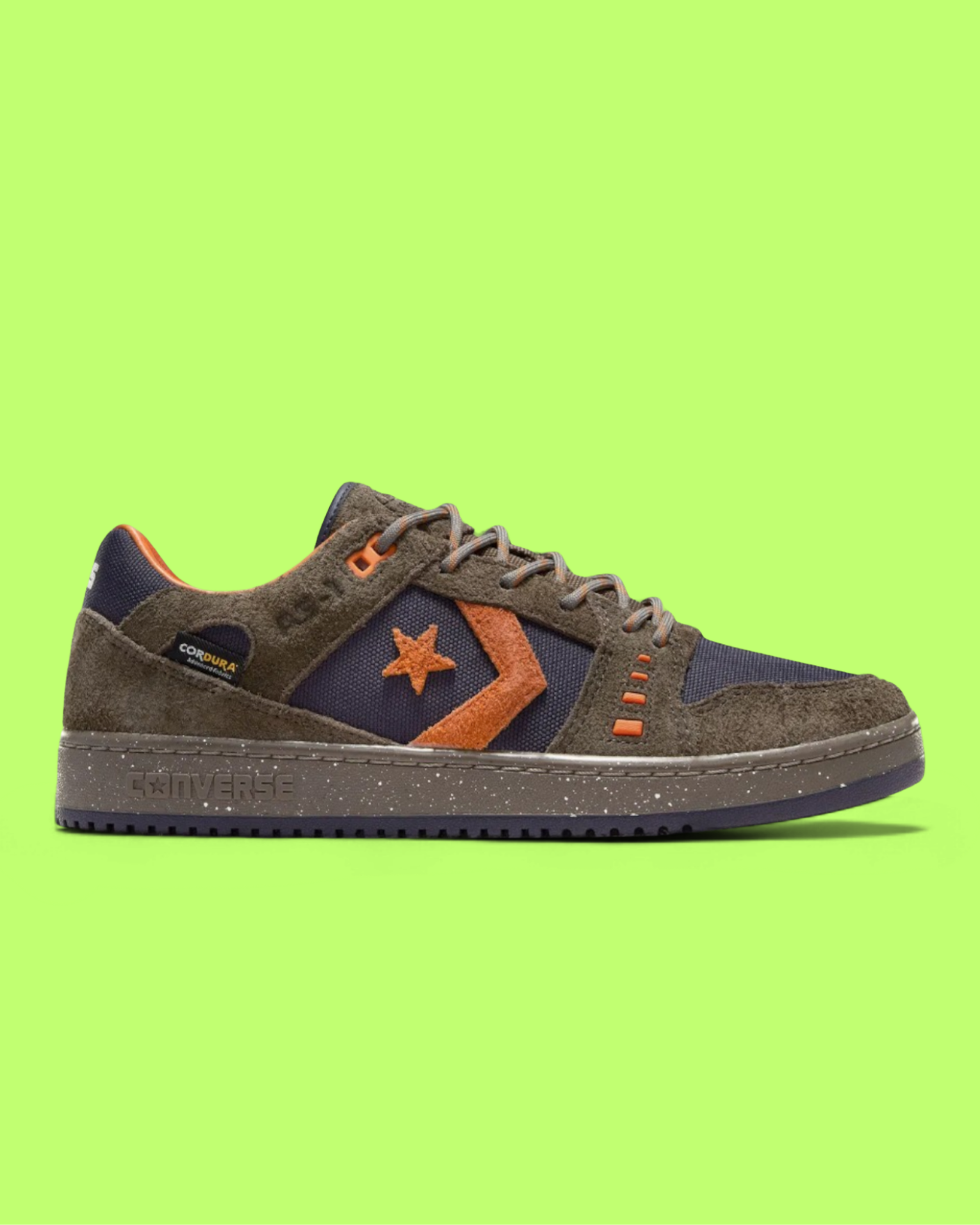 CONVERSE AS-1 PRO UNISEX BROWN SUEDE AND CORDURA SKATE SNEAKERS