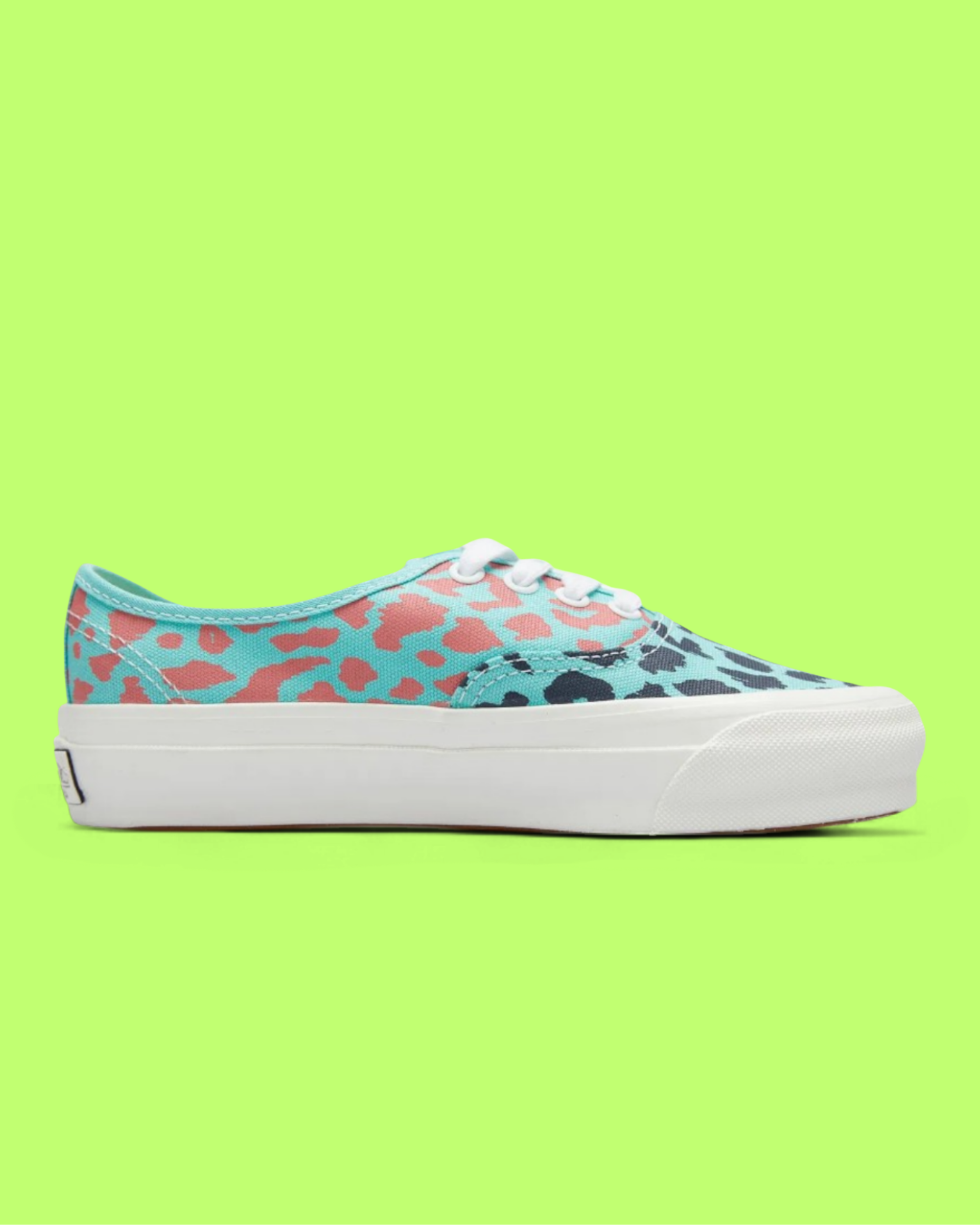 VANS AUTHENTIC PLATFORM BLUE PINK LEOPARD PRINT STYLE DROPZZ