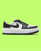 NIKE AIR JORDAN 1 LOW PLATFORM BLACK WHITE PANDA RETRO STYLE