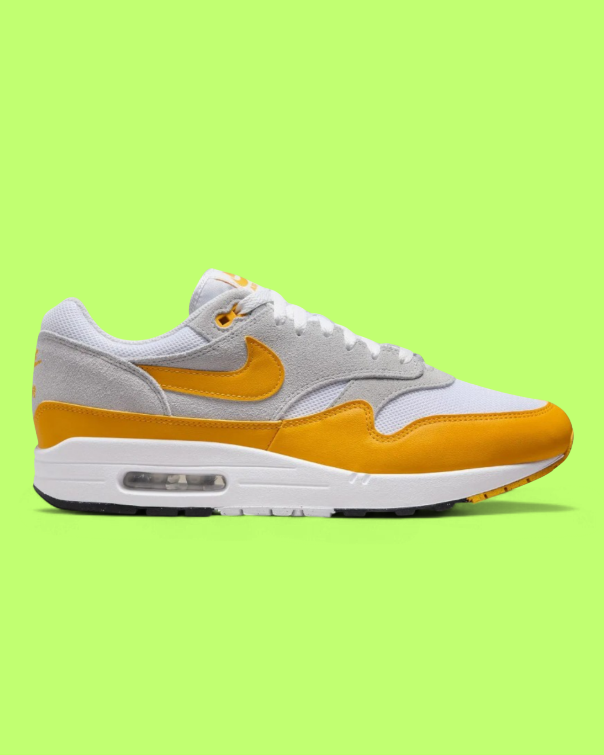 NIKE AIR MAX 1 ESSENTIAL WHITE ORANGE MEN'S RETRO SNEAKERS