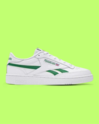 REEBOK CLUB C REVENGE UNISEX WHITE LEATHER RETRO COURT SNEAKERS