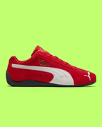 PUMA SPEEDCAT OG UNISEX RED SUEDE MOTORSPORT STYLE SNEAKERS