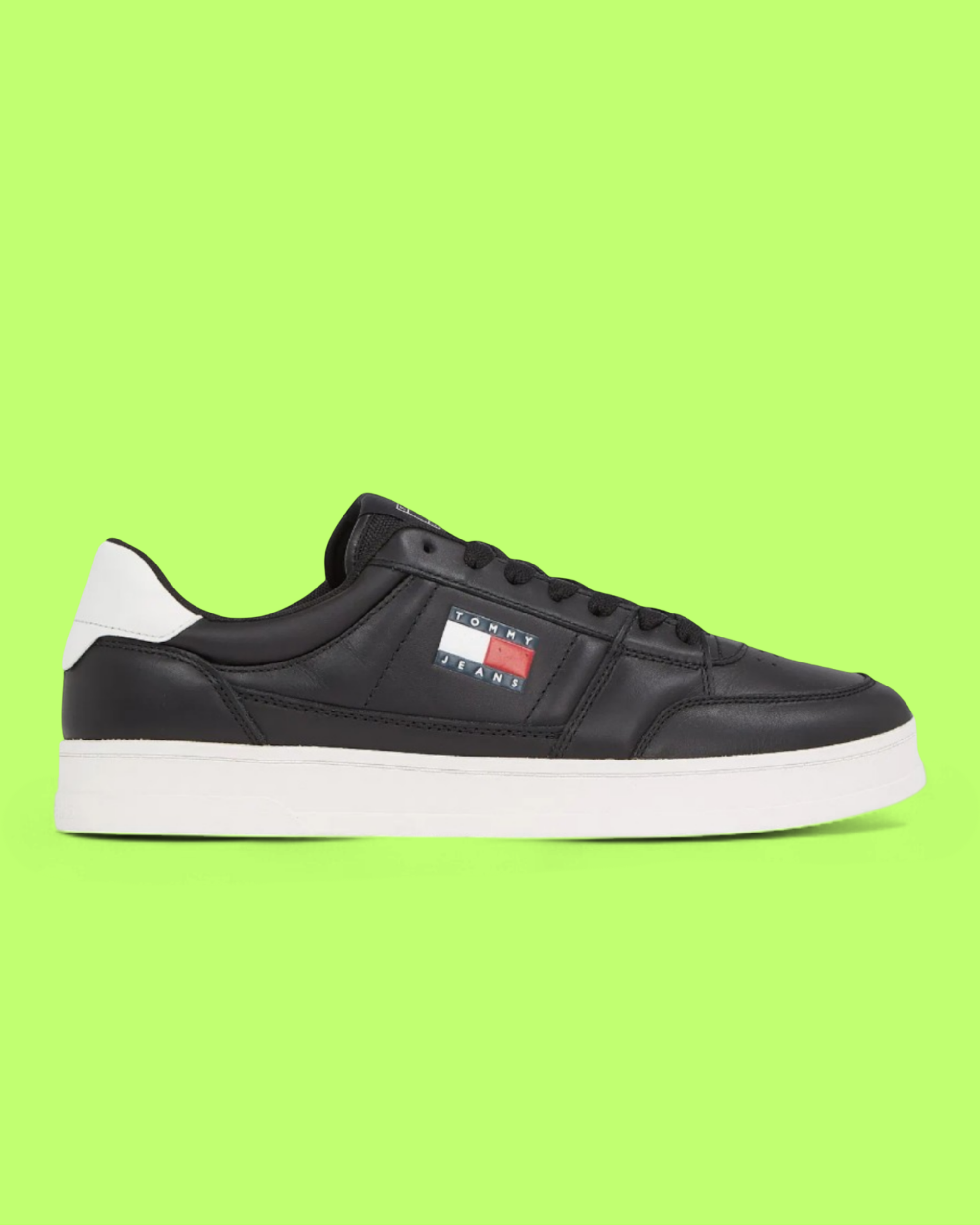 TOMMY HILFIGER THE GREENWICH NEW ESS MEN'S BLACK CASUAL SNEAKERS