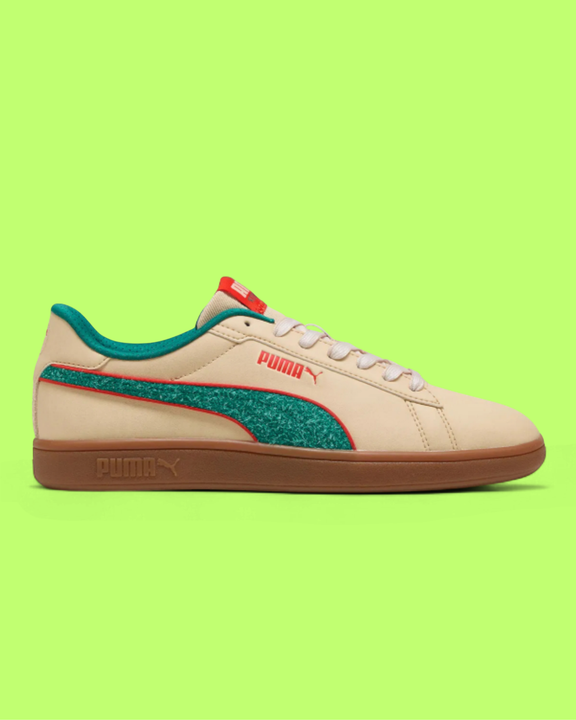 PUMA SMASH 3.0 RETRO RUN UNISEX BEIGE SPORTS SHOES WZRTR ICON