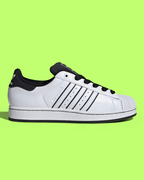 ADIDAS SUPERSTAR II UNISEX WHITE LEATHER CLASSIC SNEAKERS