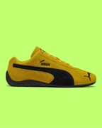 PUMA SPEEDCAT OG UNISEX YELLOW SUEDE MOTORSPORT STYLE SNEAKERS