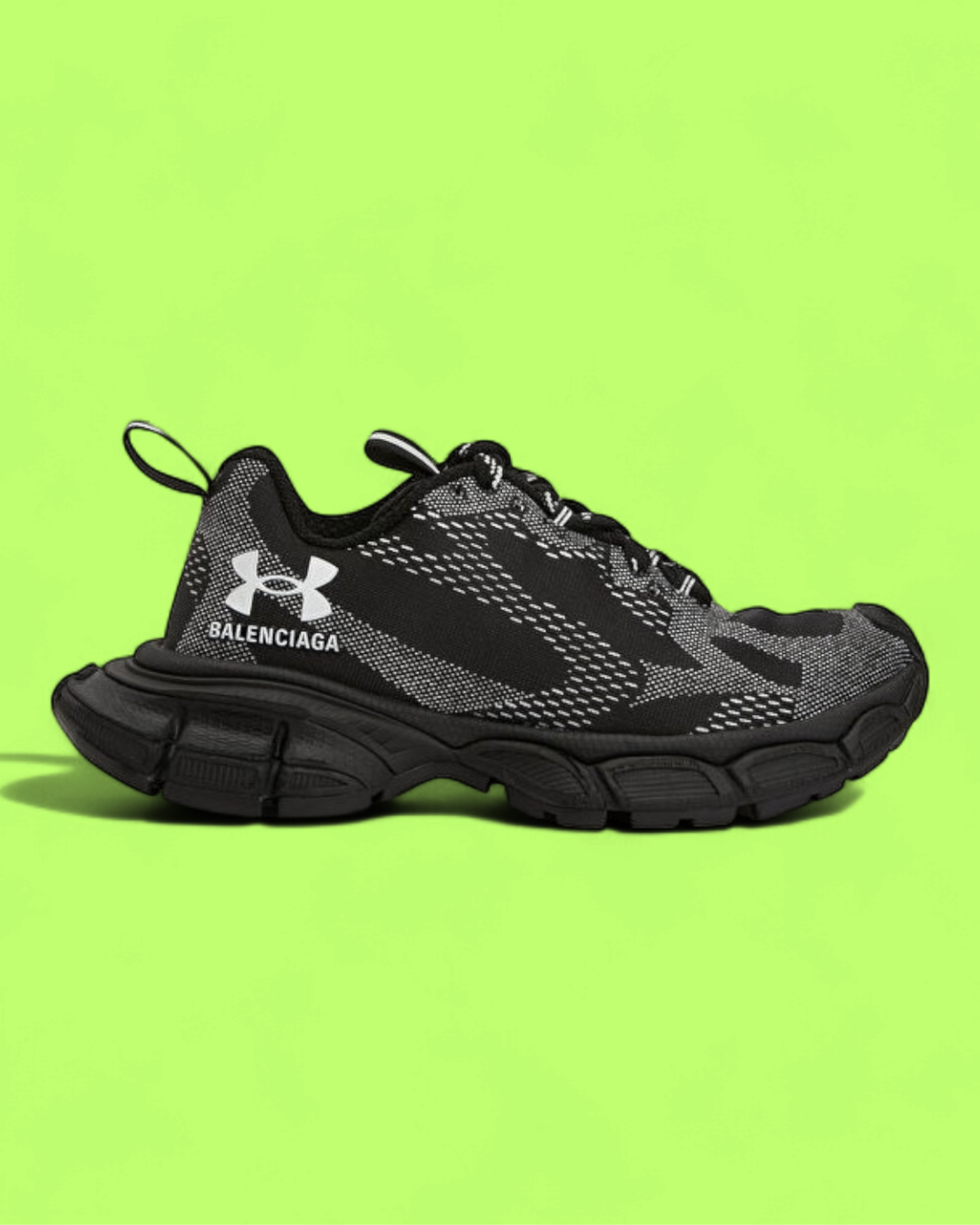 BALENCIAGA RUNNER SNEAKERS WITH KNIT UPPER AND CHUNKY RUBBER SOLE