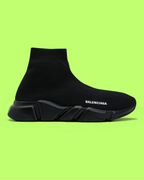 BALENCIAGA SPEED TRAINER SNEAKERS WITH KNIT UPPER AND CHUNKY SOLE