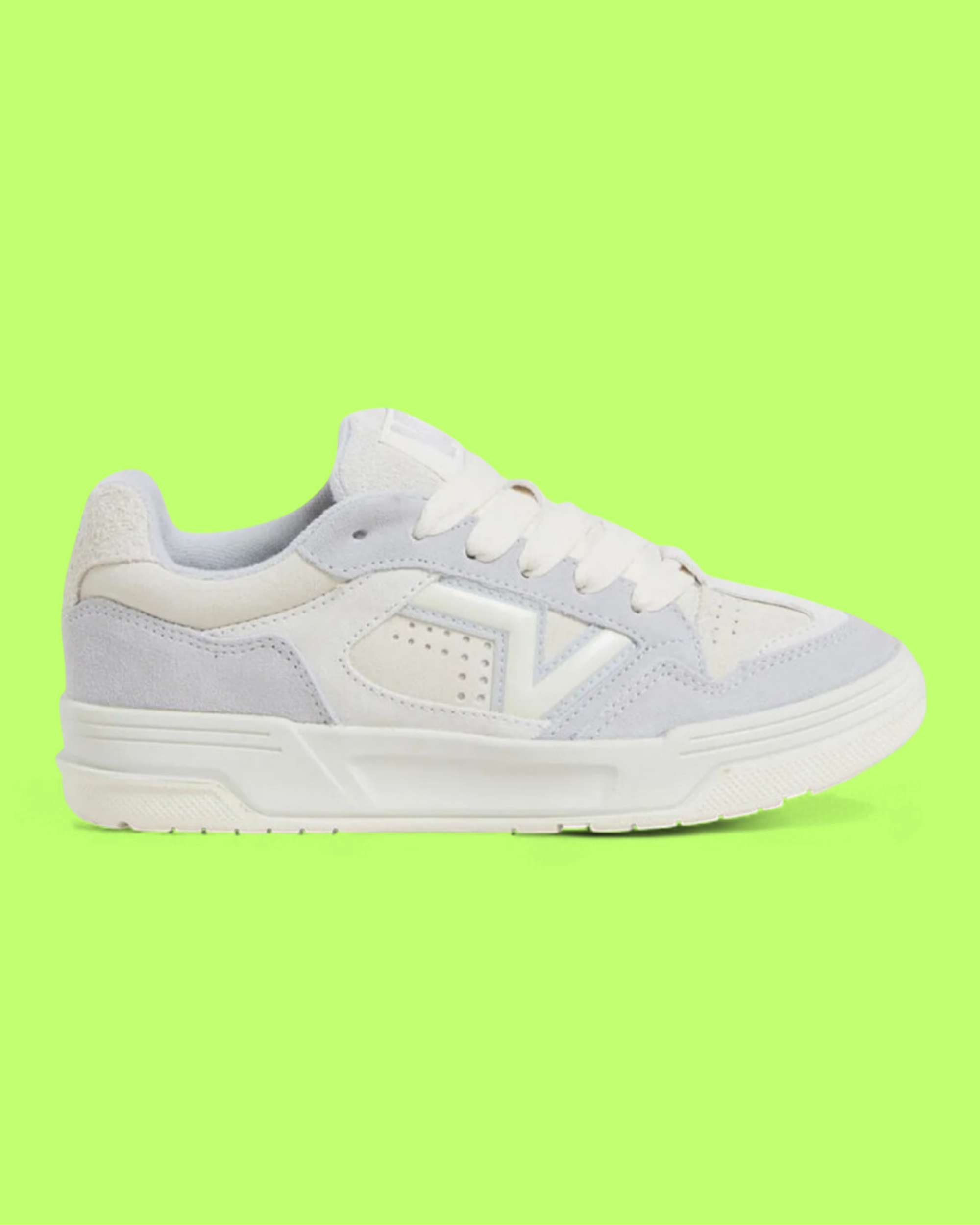 VANS LOWLAND CC SUEDE LIGHT GREY WHITE CASUAL STYLE CWCD
