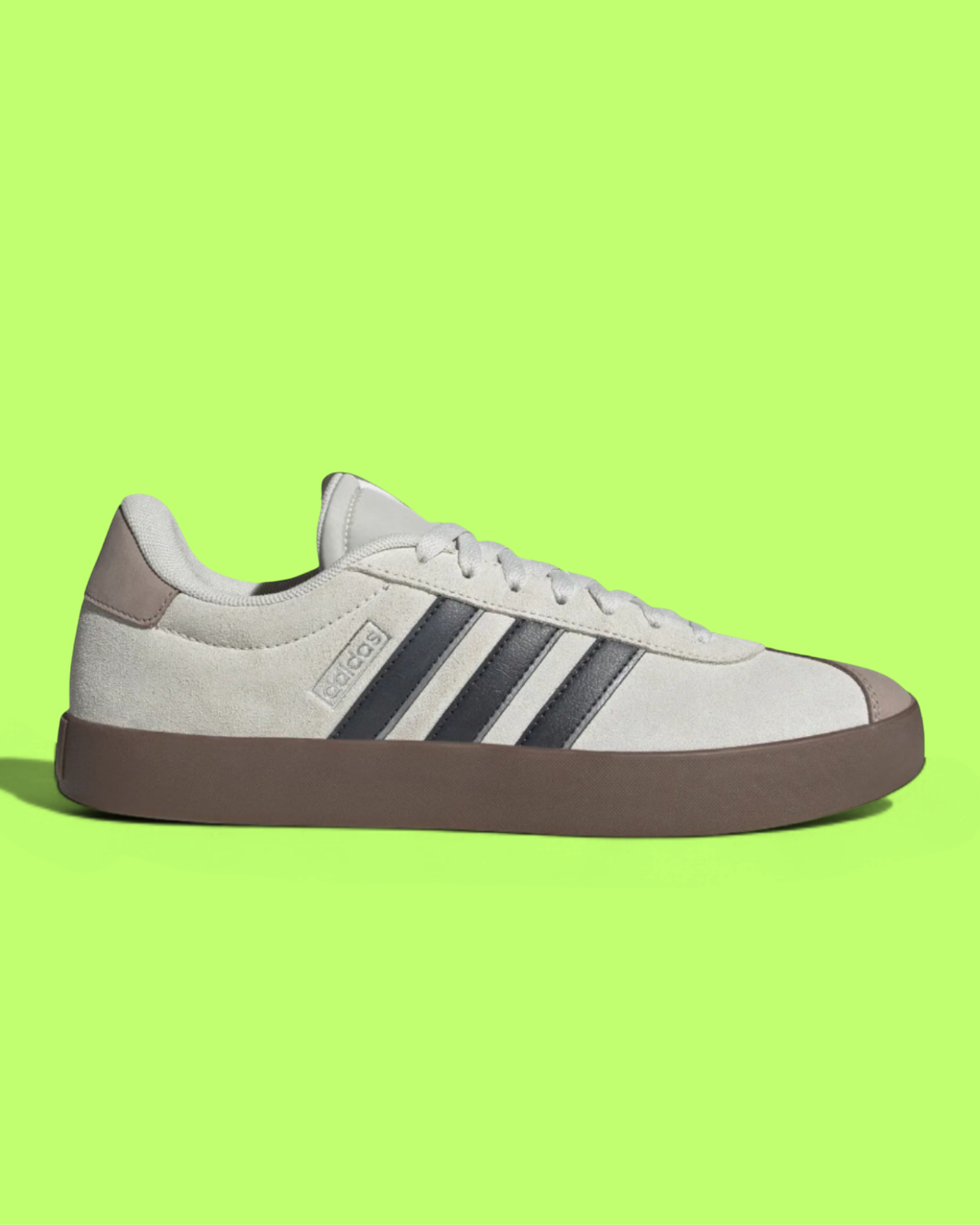 ADIDAS VL COURT 3.0 MEN'S GREY SUEDE LOW-TOP CLASSIC CASUAL SNEAKERS