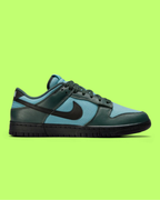 NIKE DUNK LOW RETRO SE MEN'S GREEN LEATHER CLASSIC CASUAL SNEAKERS