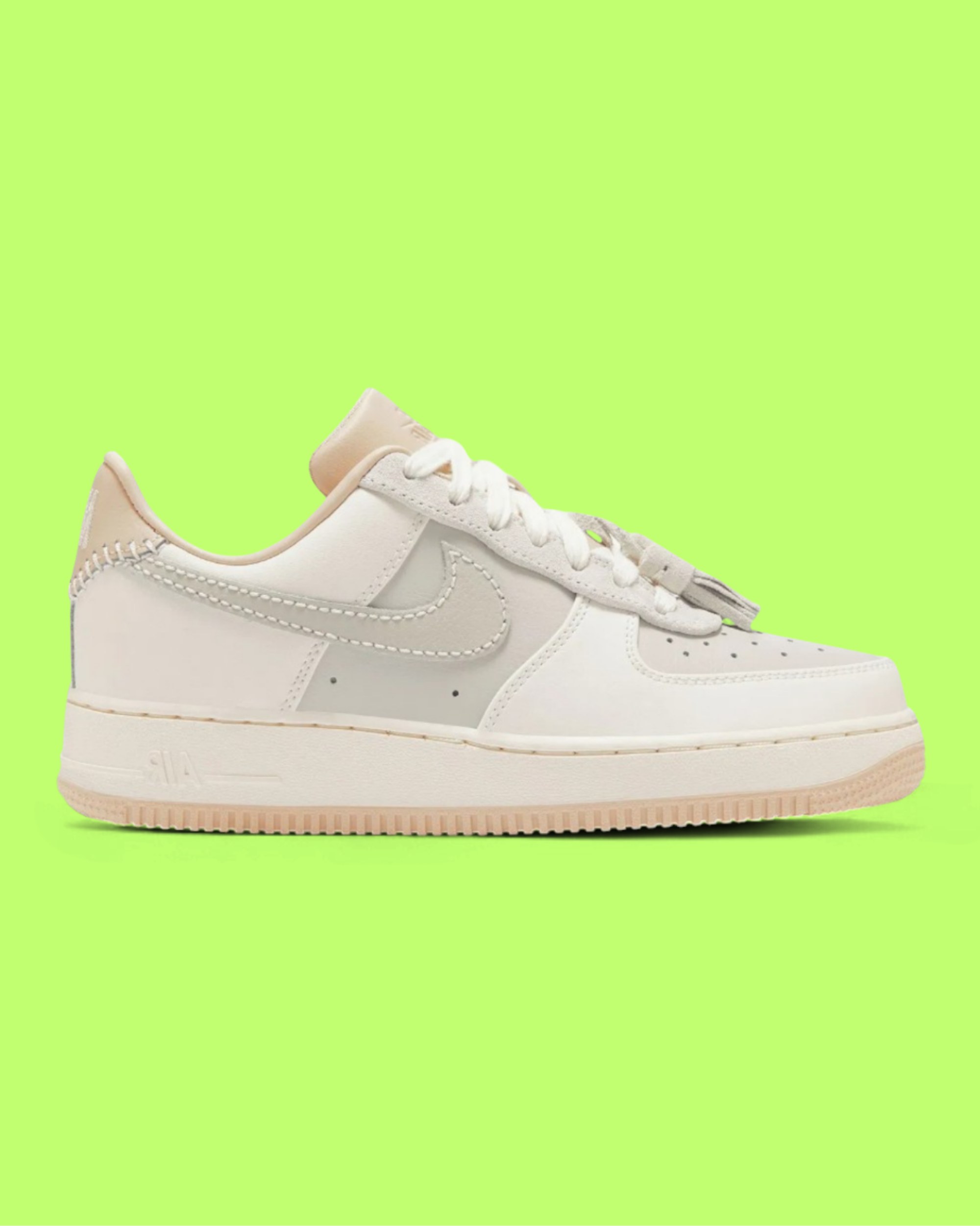 NIKE AIR FORCE 1 LOW CRAFT WHITE BEIGE PREMIUM STYLE DROP