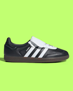 ADIDAS SAMBA LT UNISEX BLACK LEATHER AND SUEDE CASUAL SNEAKERS