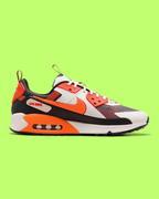 NIKE AIR MAX 90 DRIFT MEN'S ORANGE LEATHER RETRO RUNNING SNEAKERS