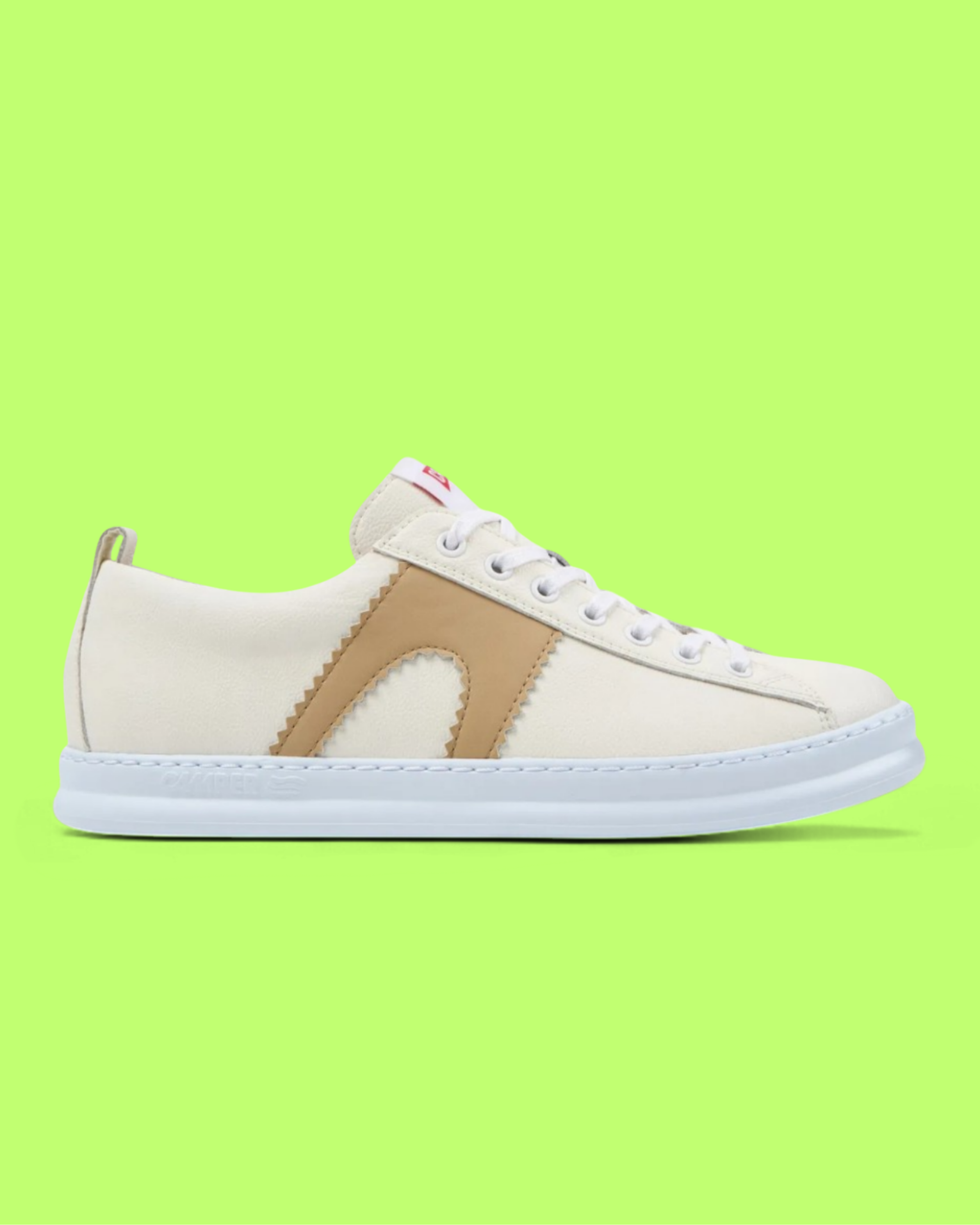 CAMPER RUNNER FOUR MEN'S WHITE LEATHER MINIMAL CASUAL SNEAKERS