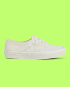 VANS AUTHENTIC LACE WHITE FLORAL TEXTURED CASUAL STYLE CWCD