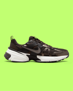 NIKE V2K RUN MEN'S BROWN MESH AND LEATHER RETRO RUNNING QRT