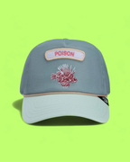 MINT GREEN CAP WITH RED LIONFISH AND POISON PATCH CWCDE