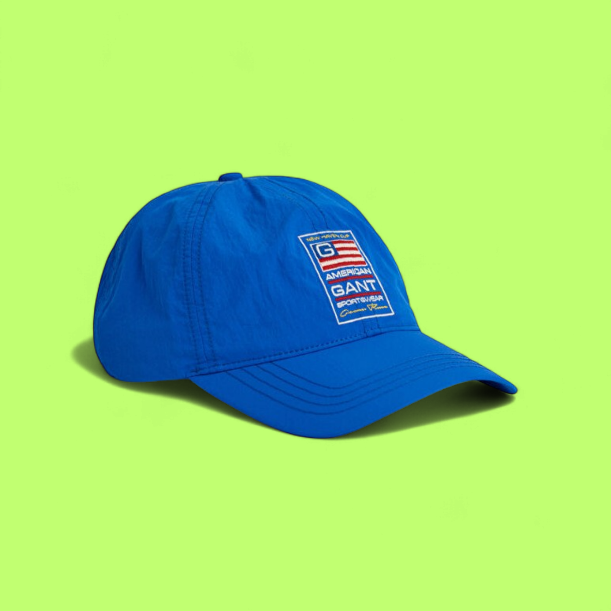 GANT BRIGHT BLUE AMERICAN SPORTSWEAR BASEBALL CAP LOGO